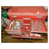 ASSORTED DRILL BITS, FILES, CRAFTSMAN OPEN END