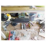 ASSORTED SOCKETS, DESK LIGHT, ETC.