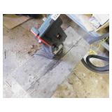 ELECTRIC CHAIN SHARPENER ATTACHED TO BENCH