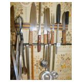 ASSORTED KNIVES, LADLES, SPATULAS