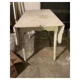 PAINTED DROP SIDE TABLE 29" H X 44" W X 36" D