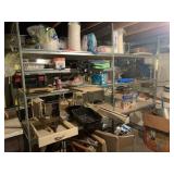 SHELF UNIT NOT CONTENTS COMES APART W/ CROSS