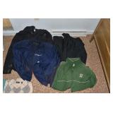 LARGE- US OPEN JACKET, COLUMBIA L DOWN JACKET,
