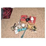 INDOGLO TRAVEL CLOCK, TISSUE HOLDERS, CHARGER,