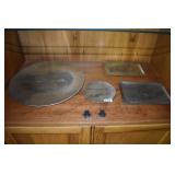 4 WENDELL AUGUST PIECES LUKENS STEEL, ETC.