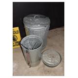 GALVANIZED CANS W/ REFLECTORS