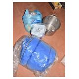 SLEEPING BAG, STOCK POT, NAPKINS