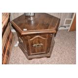OCTAGON SIDE TABLE 27" W 19" H; 2 TABLES