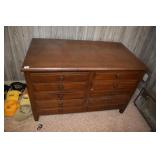 EIGHT DRAWER CABINET; 30" H; 26