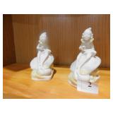 BELLEEK ELVES, 5.5" H, BLACK MARKING ON BOTTOM