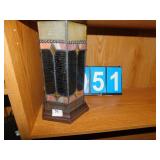 13" LAMP STAIN GLASS LOOK