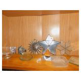 SNOWFLAKE MIRROR, CRYSTAL ETC.