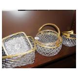 SET OF WIRE BASKETS