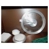 STERLING & NOBLE BATTERY CLOCK, UMBRELLA, TOUCH