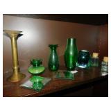 ART GLASS VASE, JARS