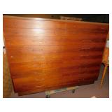18 DRAWER - MID-CENTURY - HAND CRAFTED CHEST