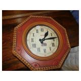 ANTIQUE STYLE WALL CLOCK 18 1/2" X 18 1/2"