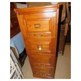 WOODEN FILE CABINET IN VERY NICE CONDITION WITH