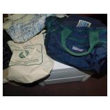 TWO TOTES AND TWO OVER NIGHT BAGS