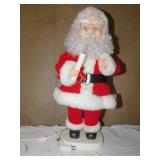 SANTA ELECTRIC W/ LIGHT 24" H