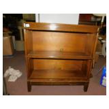 OPEN STACK BOOKCASE W/ PEDESTAL BASE 37" X 34" W