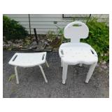 TWO SHOWER CHAIRS