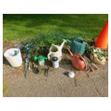 WATERING CANS; LAWN EDGING; PLANT FOOD; GARDENING