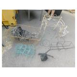 METAL STAND; LAWN EDGING; HANGING BASKETS;