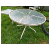 ROUND GLASS TABLETOP, 27" H X 36" ROUND