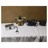 KODAK INSTAMATIC CAMERA 104; POLAROID LAND CAMERA