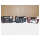 CANON SURE SHOT; OLYPMUS ACCURA ZOOM 80; OLYMPUS