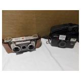 NIKON ZOOM TOUCH 400; KODAK STEREO CAMERA WITH