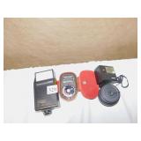 50MM LENS NO. 2702057; WESTON MASTER II WITH