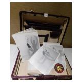 CASE WITH NUMBER LOCKS; BALLERINA PHOTOS; BOSTON