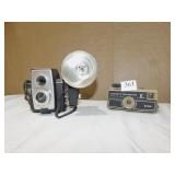 POLAROID COLORPACK III; KODAK HAWKEYE INSTAMATIC