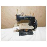 SINGER SEWING MACHINE; SMALLER SIZE MACHINE ONLY