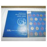 NICKELS W/ CASE, MAY NOT BE IN CORRECT HOLE