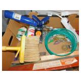 CAULKING NEW GUN, PLASTIC COATED WIRE, LIGHT