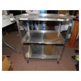STAINLESS STEEL ROLLING CART