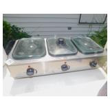 FOOD WARMER 3 SECTION