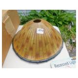 RECESSED LIGHTING TRIM 6", PLASTIC LAMP SHADE