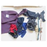 HAIR BANDS, SILK BOW TIES, HAIR BOWS, ETC