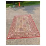 RED RUG 76" X  52"