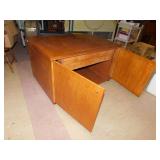 ROLLING TABLE/CABINET; 27"H 48 1/2"W 32"D OPENS
