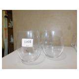 FOUR RIEDEL RED WINE GLASSES