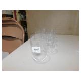 NINE RIEDEL SMALLER RED WINE GLASSES