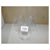 FIVE RIEDEL WHITE WINE GLASSES