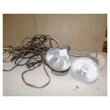 OUTDOOR LIGHTS WITH EXTENSION CORDS