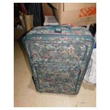 ATLANTIC SUITCASE FLORAL DESIGN 31"H 22"W 10"D ON