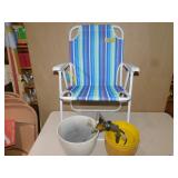 SPOTLIGHT, PLANTERS, LAWN CHAIR PALM BEACH